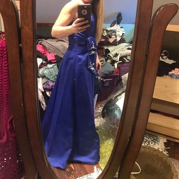 warm formal dresses Amdra Maxi Dress in Cobalt | OMNES | Dresses | Sustainable & Affordable  Clothing main image 0